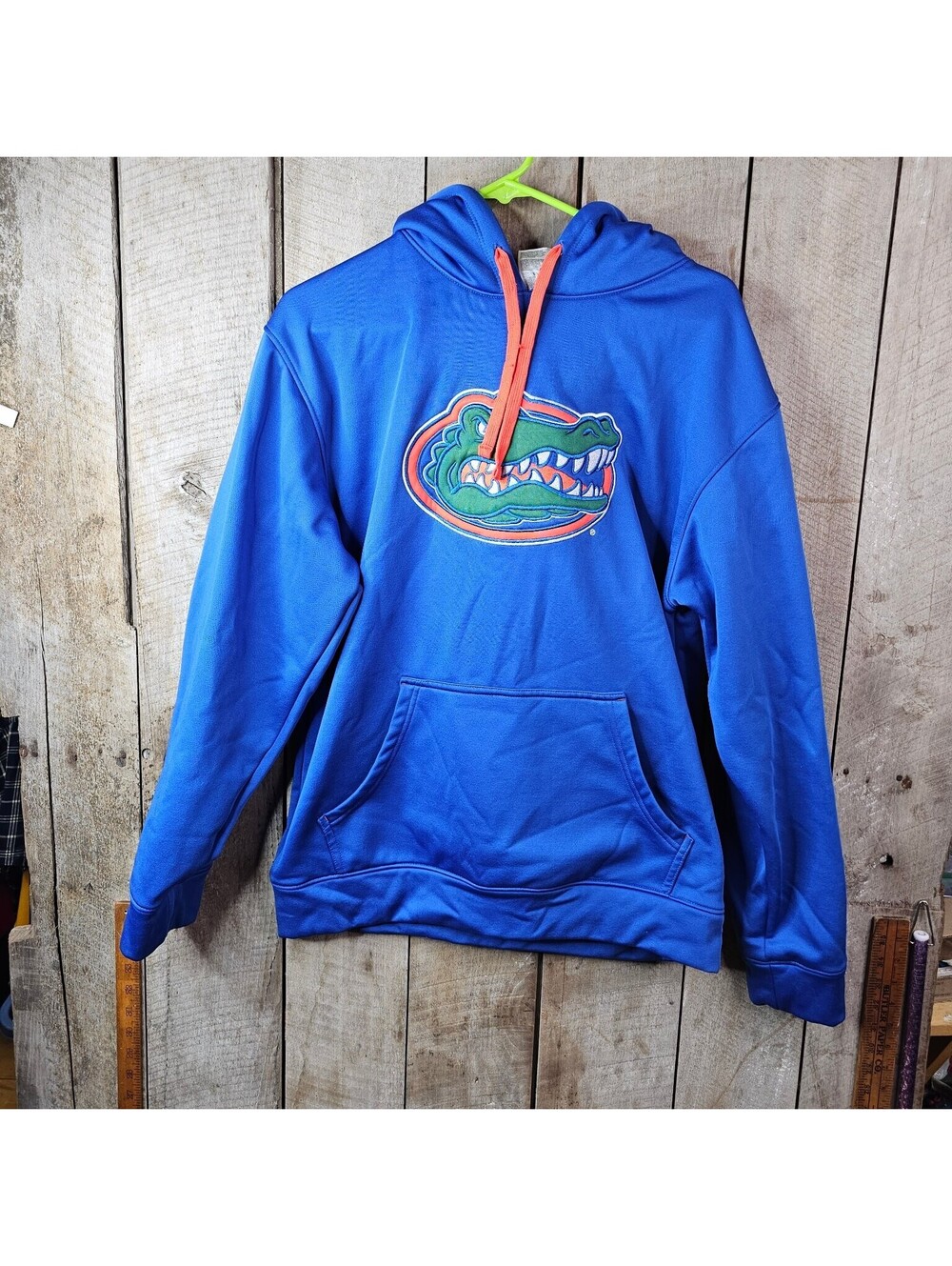 Florida Gators Ncaa Majestic Section 101 Hoodie Men's Medium Blue Orange